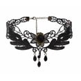 thumbnail image 2 of Collares gargantilla de encaje negro Collar con colgante de cristal vintage Accesorios de cadena punk para mujer Gótico, 2 of 8