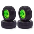 thumbnail image 1 of Neumáticos de rueda RC Neumáticos de coche RC 4 piezas Reemplazo para 1/10 Camión de curso corto 727 slash K1 RC Car Eccomum Neumático, 1 of 7