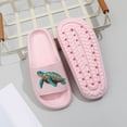 thumbnail image 5 of ShiShine Womens Mens Cloud Slippers Pool Sliders Shower Shoes Beach Sandals Bathroom Slippers Thick Outsole Non Slip Comfy, 5 of 8