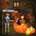 thumbnail image 2 of 6ft Giant Turkey Inflatable Happy Thanksgiving Inflatable LED Lighted Turkey Family Blow up Outdoor Lawn Yard Decoration Christmas, 2 of 5