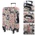 thumbnail image 5 of Boston Terrier Dog with Flower Luggage Cover Fashion Suitcase Cover Baggage Covers Fit 25-28 Inch Luggage (Go Travel), 5 of 5