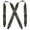 Gray, variant on CTM Elastic Clip-End 2 Inch Realtree Camo Suspenders (Men)