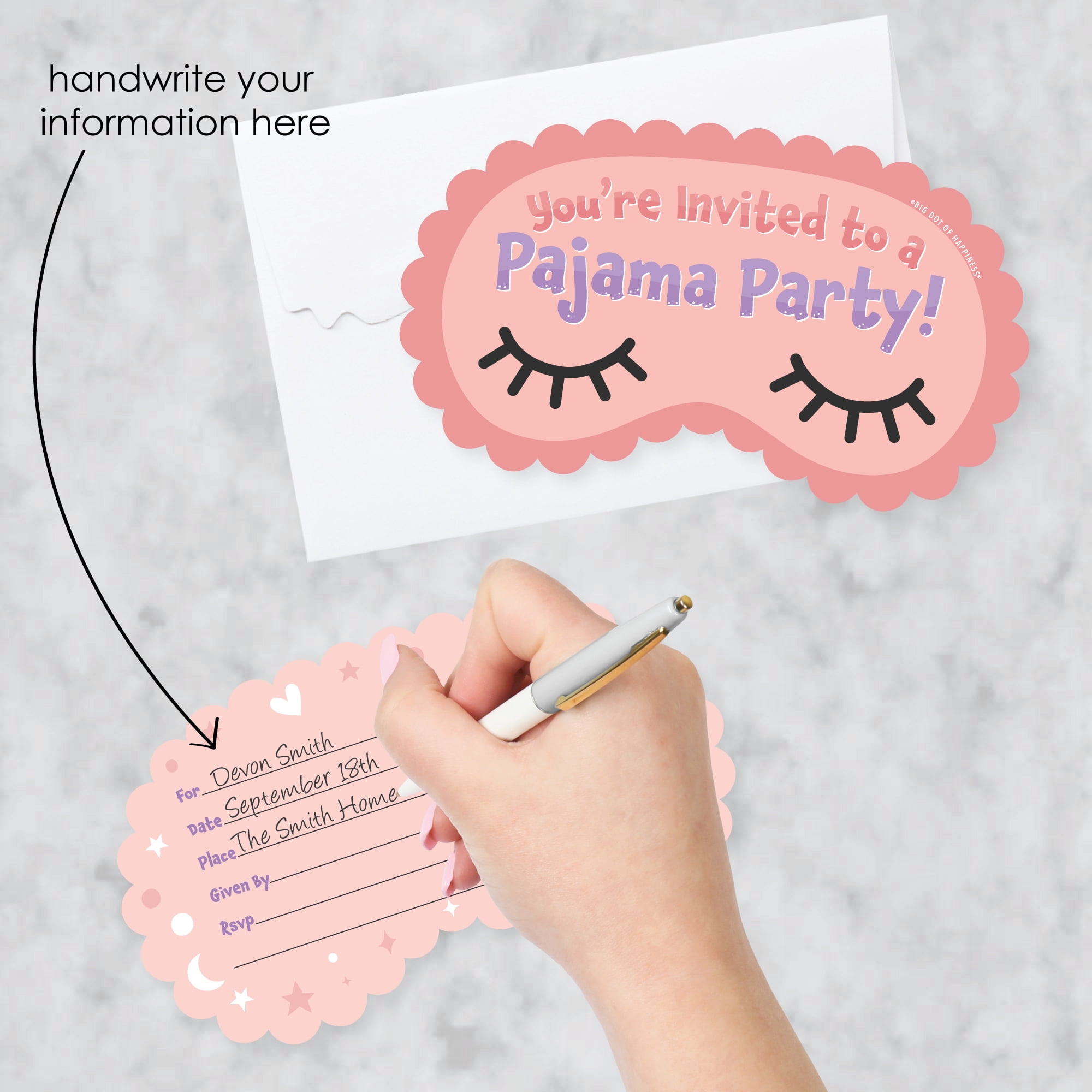 Big Dot Of Happiness Pajama Slumber Party Pull Tab Game - 12 Cards With Truth, Dare, Share Prompts For Girls Sleepover Fun - View #8