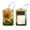 multicolored 2, variant on Sun Moon Crow Mushroom Plant Luggage Tags with Stainless Steel Loop, 2 Pack Luggage Tag Holders for Travel Luggage Baggage Identifier