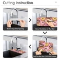 thumbnail image 5 of Yayeee Faucet Mat for Kitchen Sink 14.7" Diatomite Long Splash Guard Pad, Cute Doughnuts Pattern, 2 Pack, 5 of 7