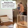 thumbnail image 5 of Ingenuity The Doorway 36S Series Custom Collection Pet and Baby Gate, Natural Wood Ready for Paint or Stain, Openings from 30-36" Wide, Ages 6-24 Months, 5 of 14