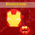 thumbnail image 2 of Sywqhk Estuche redondo protector de auriculares inalámbricos compatibles con Bluetooth de dibujos animados para AirPods (C), 2 of 9
