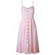 thumbnail image 3 of Vestidos para mujer Vestidos casuales Botones erógenos a rayas Fuera del hombro Vestido sin mangas Vestido de princesa Mini vestido Odeerbi ODB-5, 3 of 5