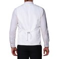 thumbnail image 3 of INSPIRE CHIC Chaleco para Hombre V-Neck Slim Fit Doble Botón Fiesta Disco Prom Nocheclub Chaleco de Lentejuelas S Plata, 3 of 5