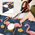thumbnail image 6 of Yayeee Faucet Mat for Kitchen Sink 30" Diatomite Long Splash Guard Pad, Floral Flamingo, 6 of 7
