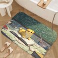 thumbnail image 3 of 1pc A cute dog on an open book Absorbent Non-Slip Bathroom Thickened Flannel Rug Decor,Soft,Quick Drying,Suitable For Indoor/outdoor Use,Bathrooms,Bedrooms,Kitchens,Terrace,Laundry Rooms,16"x24", 3 of 9
