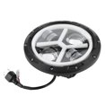 thumbnail image 4 of Faros delanteros LED Ecomeon 7 pulgadas color blanco amarillo brillante redondo Tipo X, 4 of 5
