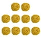 thumbnail image 2 of 10 bolas de mimbre de ratán decorativas para fiestas, manualidades y regalos. Amarillo, 2 of 8