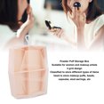 thumbnail image 3 of Makeup Puff Case Holder, Storage 4 Grid Powder Puff Container Fashionable Dustproof  For Beads, 3 of 8
