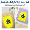 thumbnail image 4 of Avery Printable Arched Labels, Neon Yellow, 4.75" x 3.5", 80ct, 4 of 11