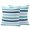 Blue Green, variant on Outdoor Pillow Covers 26x26 Set of 2, Teal Brown Striped Waterproof Patio Throw Pillow Covers for Couch Sofa Chair, Farmhouse Stripes Simple Art Decorative Pillowcases for Throw Pillows