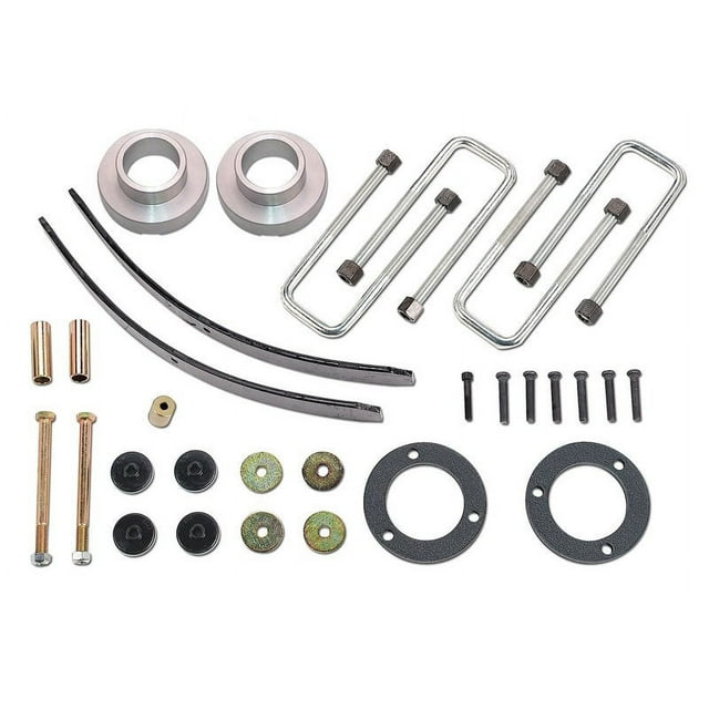 Tuff Country Lift Kit Suspension 53030 3 Inch Front Lift; 3 Inch Rear Lift; Black Components; With Front Coil Spring Spacers/Rear Add-A-Leaf/U Bolts/Differential Spacers/Installation Hardware