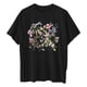 thumbnail image 3 of Fiudx Camisas para Mujer Blusa Informal de Manga Corta con Estampado de Cuello Redondo para Mujer, 3 of 3