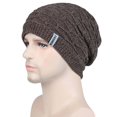 thumbnail image 4 of iHPH7 Winter Caps for Men Skull Caps for Men Skull Beanie Knit Cap Cute Beanie Knitted Hat Coffee One Size, 4 of 5