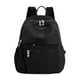 thumbnail image 1 of Mochila clásica básica, mochila para mujer, bolso de mano de almacenamiento, bolso de hombro portátil informal, mochila de viaje para ir de compras y negro, 1 of 8