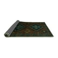 thumbnail image 2 of Ahgly Company Indoor Round Persian Turquoise Blue Traditional Area Rugs, 6' Round, 2 of 4