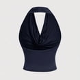 thumbnail image 4 of Stylish Multifunction Sleeveless Tank Top for Women with Pockets Breathable Casual Wear Knit BlendBlueM, 4 of 8
