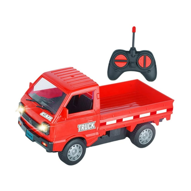 Camión RC a escala 1:16, coche ligero de hobby, coche de control remoto, coche de juguete RC Drift, coche RC Rojo