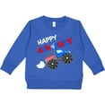 thumbnail image 2 of Inktastic Happy Fourth of July Monster Truck Toddler Sweatshirt, 2 of 4