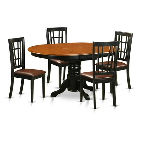pedestal avon nicoli oval chairs dining piece east furniture west table dialog displays option button additional opens zoom