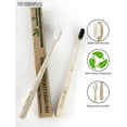 thumbnail image 3 of wqlpp-Soft Toothbrushes for Adults Wooden Natural Toothbrushes Bristle Organic Eco Friendly Travel Size Set (10pack), 3 of 4