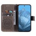 thumbnail image 6 of Feishell Slim Wallet Case for Google Pixel 9 / 9 Pro,Shockproof Stylish Embossed Pattern PU Leather Magnetic Clasp Folio Flip Kickstand Card Slots Purse for Women Men Phone Cover,Gray, 6 of 9