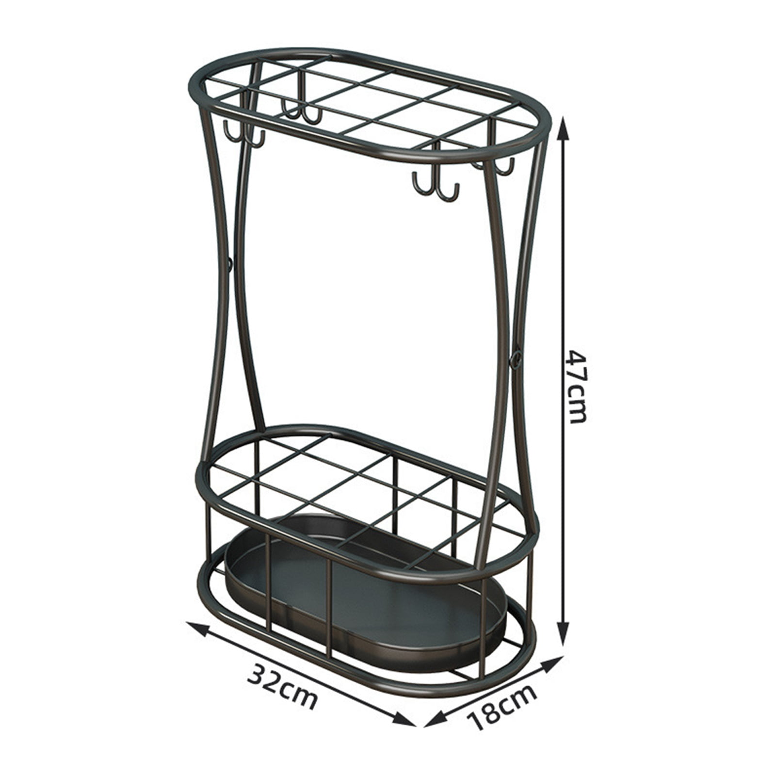 Umbrella Holder,Entryway Umbrella Stand, Umbrella Stand Holder with Removable Drip Tray, Umbrella Organizer, for Hallway, Porch, Office and Door Entrances