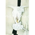 thumbnail image 1 of Cow's Skull With Calico Roses - CANVAS OR WALL ART PRINT, 1 of 1
