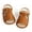 Brown, variant on Baby Girls Boys Sandals, Summer Solid Color Soft Rubber Sole Breathable Flat Shoes Toddlers Non-slip Walking Prewalker