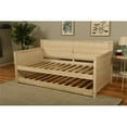 thumbnail image 5 of Kodiak Furniture Marisa Wood Daybed w/ Trundle in Weathered White w/ Mattresses, 5 of 12