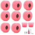 thumbnail image 1 of 8pcs Skate Wheel Skateboard Part Inline Sport Accessories Replacing Fittings High Speed Roller Skates Wheels Modified Component Pink, 1 of 6