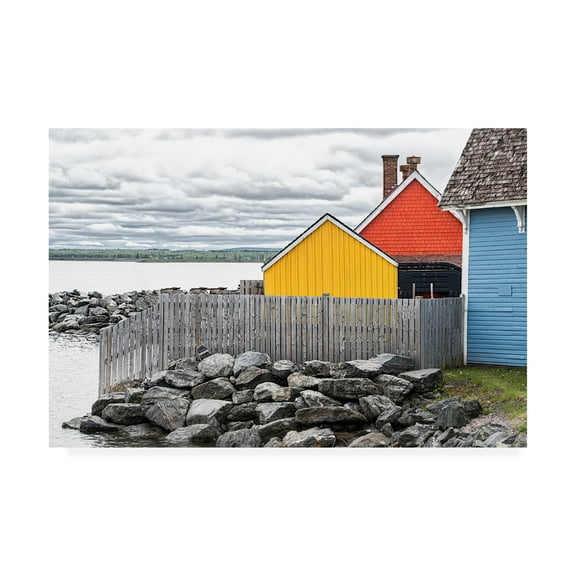 Trademark Fine Art 'Coastal Geometry' Canvas Art by Chuck Burdic