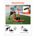 thumbnail image 2 of VEVOR Weight Power Pull Push Sled Workout Fitness Strength Speed Training Sled Orange, 2 of 9