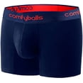 thumbnail image 2 of Comfyballs Performance Long Boxers - Navy/Racing Red, 2 of 3