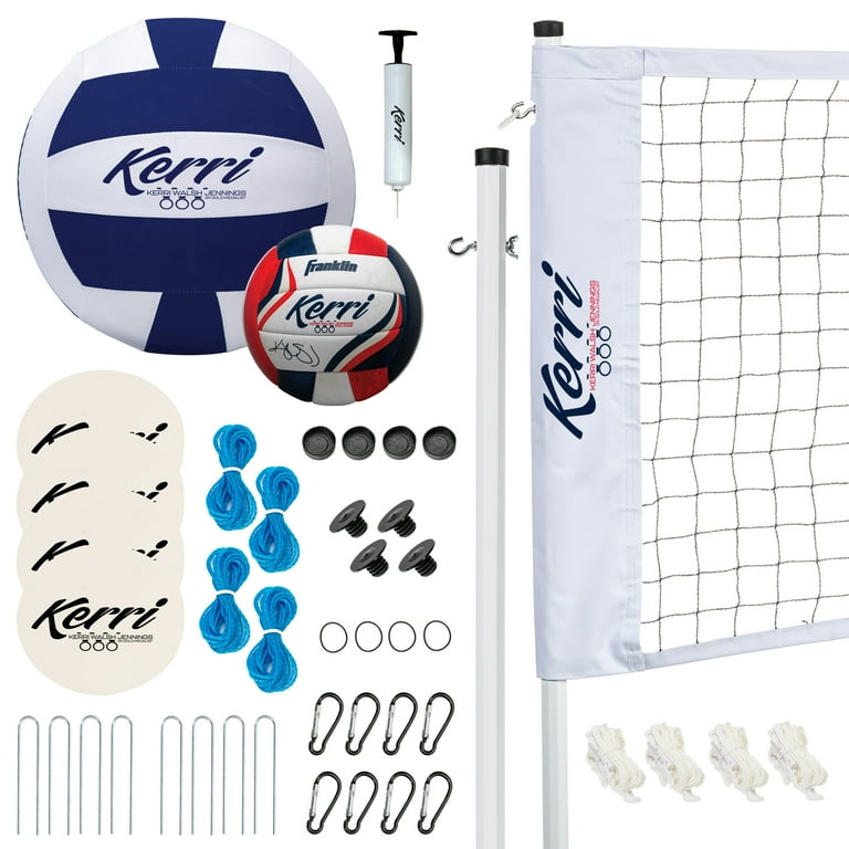 Kerri Walsh Jennings Edition Pro Quad Volleyball Set - Walmart.com