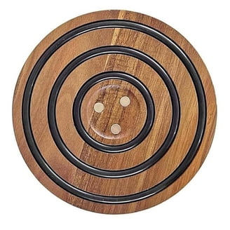 Set Of 6 Natural Cork Trivets - 7.5 Inch Heat-Resistant Hot Pads For Pots, Pans & Countertops