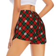 thumbnail image 2 of Uemuo Christmas With Character Pattern Women's Athletic Shorts High Waisted Running Shorts with Liner Pockets Gym Elastic Workout Shorts-XX-Large, 2 of 9