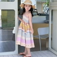 thumbnail image 3 of SILVERCELL 3-8T Girls Sleevelss Sundress Summer Floral Casual Dresses Holiday Dress, 3 of 7