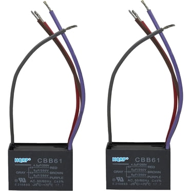 2-Pack Condensatore Per Harbor Breeze Soffitto Ventola 8uf 2-Wire