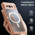 thumbnail image 5 of JETech Magnetic Case for Google Pixel 8 Pro 6.7-Inch 2023, Compatible with MagSafe, Translucent Matte Back Shockproof Phone Cover (Rose), 5 of 6