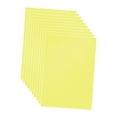 thumbnail image 1 of GUOOL 10 Pieces PVC Sheets DIY Stencil Art Sheet for Decoration Projects DIY Craft Yellow, 1 of 9