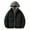 Black, variant on JUNWELL Sales Mens Plus Size Trendy Thicken Plush Fleece Parkas Men Cashmere Hooded Cotton-padded Winter Warm Long Sleeve Warm Clothes Black 12