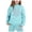 1-Light Blue2852, variant on WOYY Girls' Sweatsuits Long Sleeve Soft Hoodie Sweatpants Outfits Tracksuit Kids 2Pcs Set, Sizes 2-13