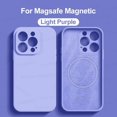 thumbnail image 3 of Liquid Silicone For Magsafe Magnetic Case For iPhone 15 14 12 11 13 Pro Max 14 15 Plus Wireless Charging Cover Phone Accessories, 3 of 5