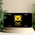 thumbnail image 4 of Papa Handsome Logo Front License Plate, Metal License Plate, Funny Standard Plates Personalized Novelty Decorative For Men/Women/Boys/Girls Car 6×12 Inch, 4 of 6